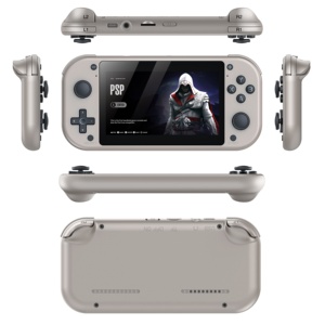 Console portable rétro M17, écran HD 4,3 pouces, EmuELEC Linux Quad Core A7, 25 émulateurs PSP, PS1, N64, batterie 1500 mAh, lecteur de jeux - Product Image 6