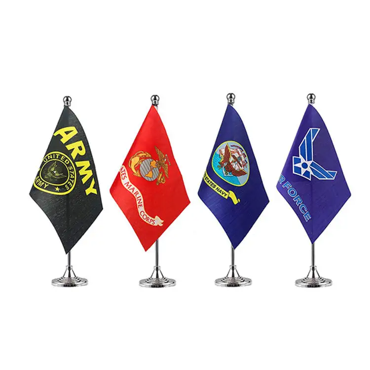 פוקוס מפעל למכירה שולחן שולחן העליון דגל המדינה מותאם אישית לוגו לוח דגל מדינת פוליאסטר מותאם אישית עבור פגישה