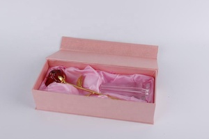 Hoa Hồng Pha Lê Màu Tím Trong Bình Hoa Bomboniere Quà Lưu Niệm Đám Cưới MH-H0128 - Product Image 6