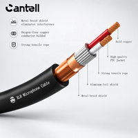 Câble audio XLR Cantell de haute qualité 5m 10m 15m 20m 30m, câble micro 5m mâle vers femelle XLR pour microphone
