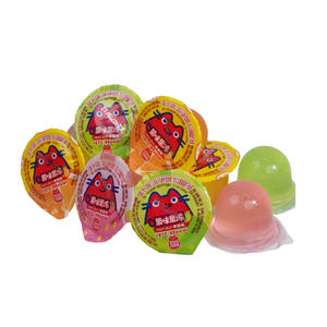 Mini bonbons sucrés gommeux aliments santé avec des saveurs de fruits mélangées et pouding à la gelée de fruits en vrac de noix de coco dans un emballage de sac à main - Product Image 6