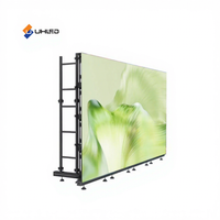 Layar LED Iklan Sewa Dalam Ruangan UHLED, Panel Video Wall LED Latar Belakang, Layar LED P2.9 P3.91 Tahan Air untuk Luar Ruangan