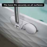Support pliable et pivotant à 360 degrés pour téléphone et tablette, idéal pour baignoire spa ou bain froid – Support mobile paresseux et pliable