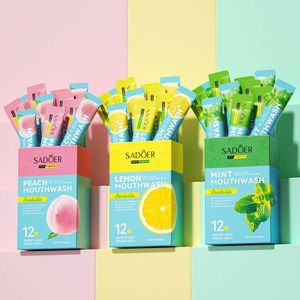 SADOER 10ml*20 Frische Minze Mundwasser Fluoridfrei Natürliche Atemfrische Individuelle Verpackung 3 Jahre Haltbar Großhandel - Product Image 1