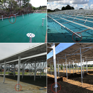 Nhà sản xuất mặt đất vít Spike Trái Đất vít đống cho cờ cực PV mặt đất vít năng lượng mặt trời gắn hệ thống - Product Image 6