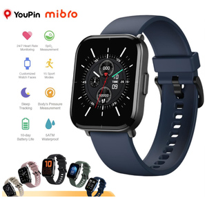 2021 <span class=keywords><strong>Xiaomi</strong></span> <span class=keywords><strong>Mibro</strong></span> สี XPAW002 1.57นิ้วหน้าจอสัมผัสกันน้ำนาฬิกาสมาร์ท <span class=keywords><strong>Mibro</strong></span> ผิว - Product Image 2