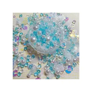 Mix Shell Sequin Star Confetti Pearls Heart Glitter Toppings Filling Blingbling Micro Star Jewelry Making Supplies