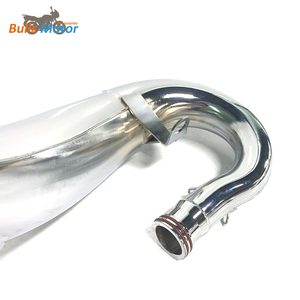 Tuyau d'échappement de moto en acier doux avec finition chromée pour 2019 ~ 2023 KTM 125SX 125XC 150SX <span class=keywords><strong>GASGAS</strong></span> MC125 TC125 - Product Image 4