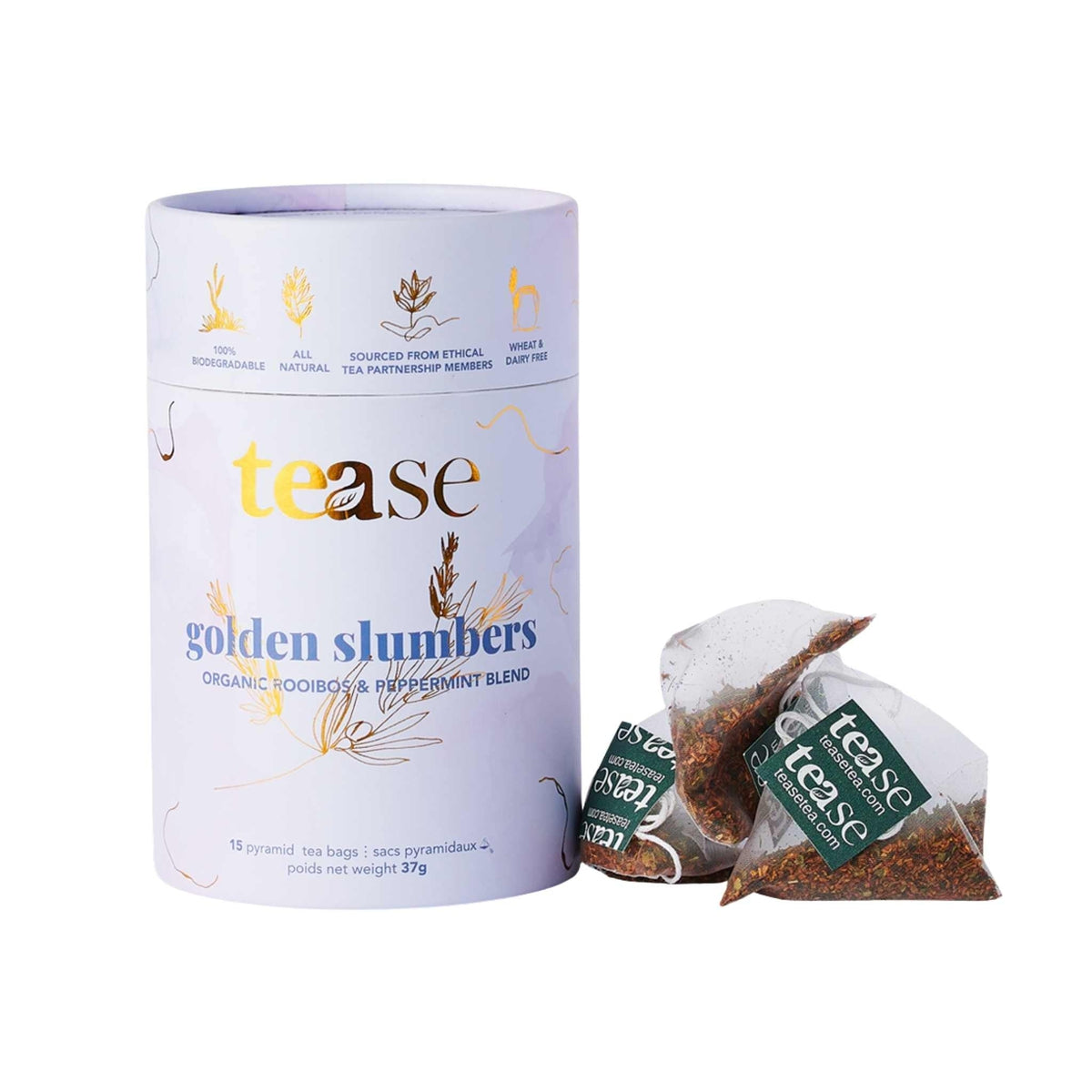 Eco-friendly Biodegradable Printed Kraft Paper Tube for Tea Packaging Round Paper Tube