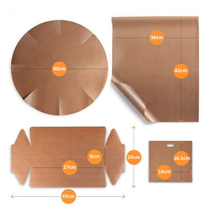 Accessoires de pâtisserie, papier de cuisson réutilisable de qualité supérieure, fabriqué en fibre de verre, tapis de protection pour four - Product Image 2
