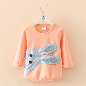 เสื้อผ้าเด็กขายส่งสำหรับร้านบูติกในบังคลาเทศ เสื้อยืดแขนยาวแบบเรียบจากซัพพลายเออร์จีน - Product Image 2