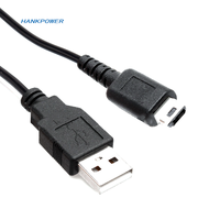 Câble de charge de haute qualité pour console de jeu NDSL, noir, 1,2 m