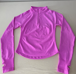 Nouvelle conception de vêtements de sport pour la salle de sport, veste de sport à manches longues à fermeture éclair, coupe ajustée, haute élasticité, effet seconde peau, pour femmes, pour la course à pied - Product Image 6