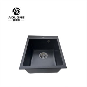 Évier de cuisine à poser noir <span class=keywords><strong>Tik</strong></span>-<span class=keywords><strong>tok</strong></span> 4050G, cuve unique, en composite granit-quartz, 40*50cm, garantie 3 ans - Vente Flash - Product Image 4