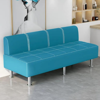Fauteuil d'attente moderne en cuir pour salon de coiffure, hôtel, appartement - Chaise de réception et de coiffure pour bureau