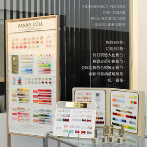 Kit de 169 Couleurs de Gel UV pour Ongles 15ml avec Grandes et Petites Palettes de Couleurs et Lampe de Polymérisation, Vernis Gel Écologique Soak Off pour Salon - Product Image 1