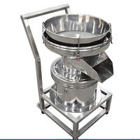 Filtre à liquide de type 450, tamis vibrant, acier inoxydable 304 de qualité alimentaire, moteur vibrant vertical, boule rebondissante monocouche