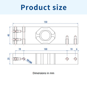Capteurs de pesage à point unique en acier inoxydable série DINI ARGEO SPSY 10 kg/20 kg/50 kg/100 kg - Product Image 3