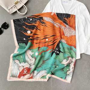 Nuevo Diseño, Chal de Lujo con Estampado, Bufanda Grande Cuadrada con Borlas, Decoración Cálida de Invierno para Mujer, YHK0012 - Product Image 6