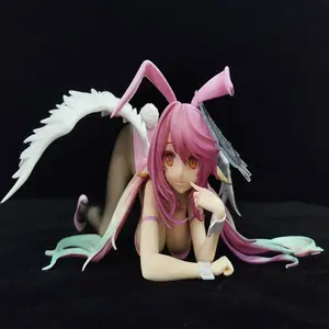 OEM Customized PVC High Quality Anime Resin Blind box toys most beautiful sexy girl jibril anime figure No Game No Life costume