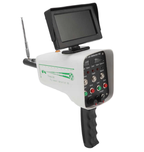 Détecteur de métaux LCD portable A8, protection IP55, sensibilité 20 pouces, puissance 10W pour le positionnement à distance en extérieur, or/argent/cuivre - Product Image 1