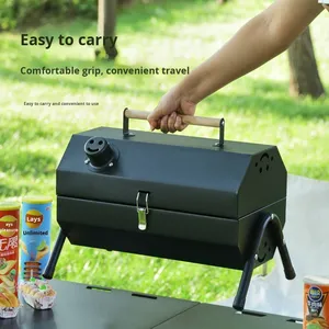 Gril de barbecue en métal pliant extérieur direct d'usine Portable Double face flamme sécurité usage domestique gril de cheminée portable griller la <span class=keywords><strong>viande</strong></span> - Product Image 5