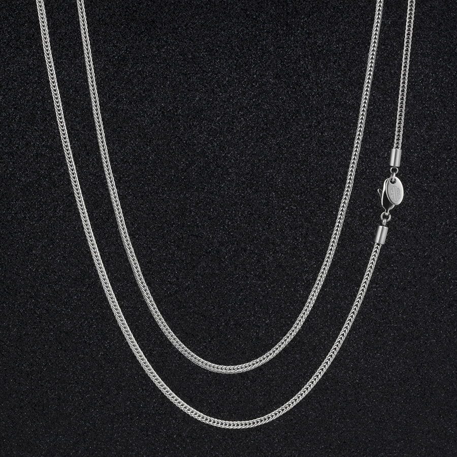 2.5mm Silver Franco Chain