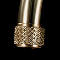 Robinet mélangeur d'eau de salle de bain électrique de luxe, chromé, à double poignée, avec roue sculptée en diamant, 6-8 pouces, pour baignoire et usage hôtelier