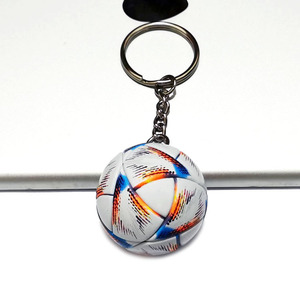 Porte-clés en plastique en forme de ballon de football, souvenir de l'événement des fans, <span class=keywords><strong>Qatar</strong></span> <span class=keywords><strong>2022</strong></span> - Product Image 5