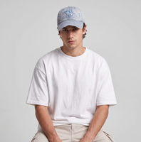 Cappello da Baseball Personalizzato con Ricamo 3D a Forma di Squalo, Stile Vintage in Cotone Lavato e Danneggiato, Cappelli Personalizzati
