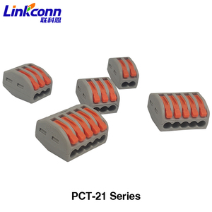 Connecteur de fil universel compact PCT-215 boîtier en Nylon de bornier enfichable électrique rapide pour connecteurs d'alimentation mâle/femelle - Product Image 6