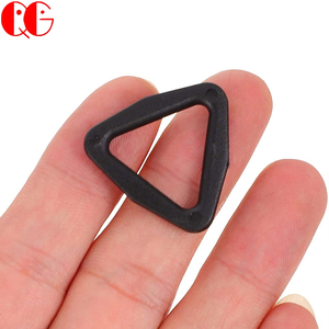 Botón deslizante triangular de plástico rectangular para ropa, cinta de cuero para ropa, botón Tri Glide, hebilla de cinturón de ajuste de gancho a presión - Product Image 5
