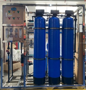 Unité de purification <span class=keywords><strong>d</strong></span>'<span class=keywords><strong>eau</strong></span> industrielle par osmose inverse 500 LPH, <span class=keywords><strong>entretien</strong></span> facile pour système de traitement <span class=keywords><strong>d</strong></span>'<span class=keywords><strong>eau</strong></span> de alimentation de chaudière et adoucissement - Product Image 1