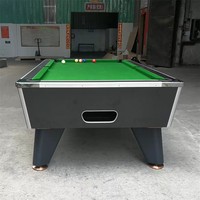 Mesa de Billar de Madera Sólida Personalizada Directo de Fábrica, Operada con Monedas, con Sistema Automático de Retorno de Bolas para Bares y Clubes