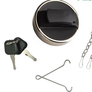 Tapa de Combustible con Cerradura para Scania 1481301 1402004 2993923, Cubierta de Tanque de Plástico Negro 70mm x 60mm x 30mm - Product Image 5