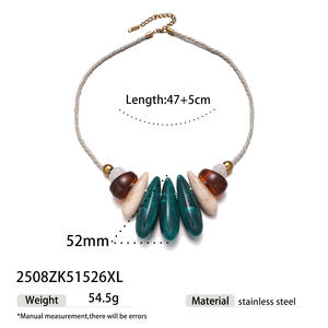 Роскошный Высококачественный Универсальный нишевый длинный свитер цепочка Ожерелье Европейский Американский дизайн бисером кулон Мода - Product Image 6