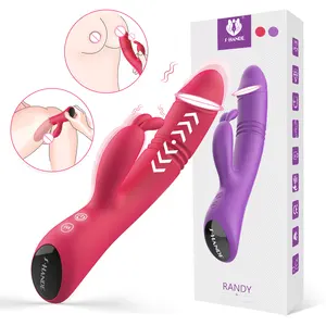S-HANDE Baru Datang G Spot Kelinci Dildo Vibrator untuk Wanita 9 Kecepatan Stimulasi Vagina Pemijat Mainan Seks Wanita