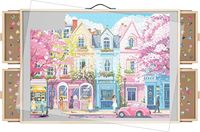 Meilleure vente Support de puzzle en bois créatif 1500 pièces Plateau de puzzle pliant réglable rotatif pour adultes