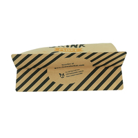 Emballage alimentaire à fond plat OEM, pochette debout de haute qualité, sac en papier Kraft biodégradable 100% recyclé