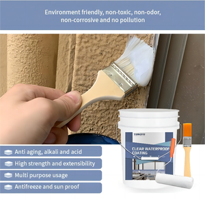 Pâte acrylique de revêtement imperméable transparent à base d'eau <span class=keywords><strong>pour</strong></span> les fuites <span class=keywords><strong>pour</strong></span> les toits murs fenêtres salle de bain carrelage en béton métal - Product Image 6