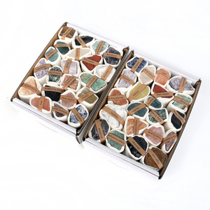 Wholesale Natural Raw Crystal Rough Mixed Color Stone Gift <b>Box</b> with Stone Name - Product Image 5