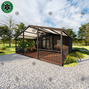 Casa Contenedor Prefabricada Moderna, Expandible, con Acabado en Madera, Lista para Habitar, con Múltiples Dormitorios y Balcón, Villa Prefabricada Portátil - Product Image 4
