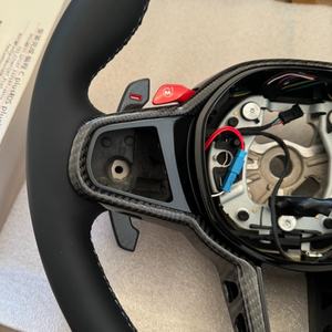 Con M1 M2 volante in pelle a bottone per <span class=keywords><strong>BMW</strong></span> M3 G80 M4 G82 <span class=keywords><strong>X3</strong></span> <span class=keywords><strong>G01</strong></span> X4 G02 X5 G05 X6 G06 G11 12 G20 G30 Z4 G29 - Product Image 3