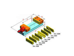 <span class=keywords><strong>GERARDI</strong></span> étau d'établi précision étau de fraisage cnc étau modulaire HE-R06804 - Product Image 3