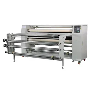 Rullo olio tamburo riscaldamento sublimazione macchina da stampa Roll to Roll pressa di calore 1600mm 1800mm riscaldamento elettrico a rulli di temperatura