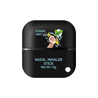 Double Bâtonnet Nasal Inhalateur, Inhalateur Nasal Double Embout avec Mèches, Inhalateur Rafraîchissant en Gros