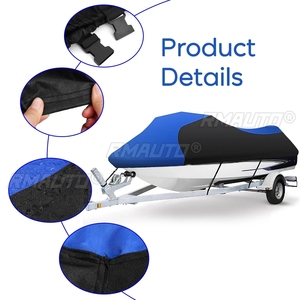 Funda Impermeable 600D para Moto Acuática Yamaha WaveRunner EXR VX Cruiser, Compatible con Sea Doo GTI, Remolcable - Product Image 3
