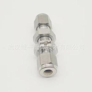Raccord réducteur bidirectionnel Weffluid en acier inoxydable 316 pour montage mural, double compression haute pression - Product Image 4