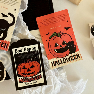 Tùy chỉnh Bông Giấy Halloween thiệp chúc mừng đầy đủ màu sắc in ấn thiết kế miễn phí cho lời mời và lời chào - Product Image 3