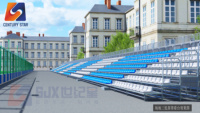 Tribune mobile de support portatif de gradins extérieurs d'alliage d'aluminium